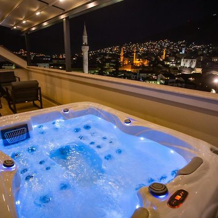 Sky Penthouse Old Bridge With Sauna And Jacuzzi モスタル エクステリア 写真